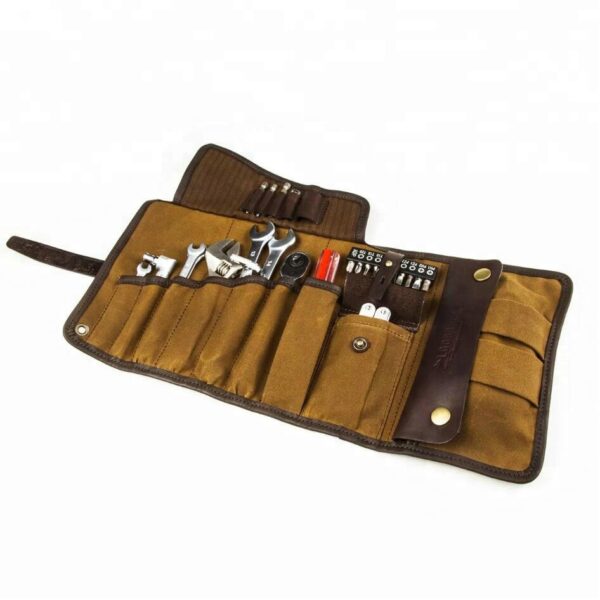 Universal Waxed Canvas Tool Roll Special Purpose Bags & Cases for Men - Bild 2
