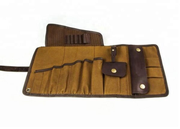 Universal Waxed Canvas Tool Roll Special Purpose Bags & Cases for Men - Bild 3