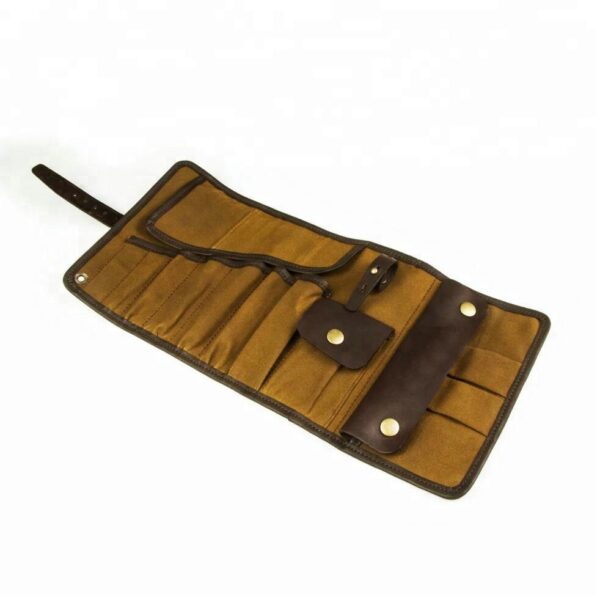 Universal Waxed Canvas Tool Roll Special Purpose Bags & Cases for Men - Bild 4