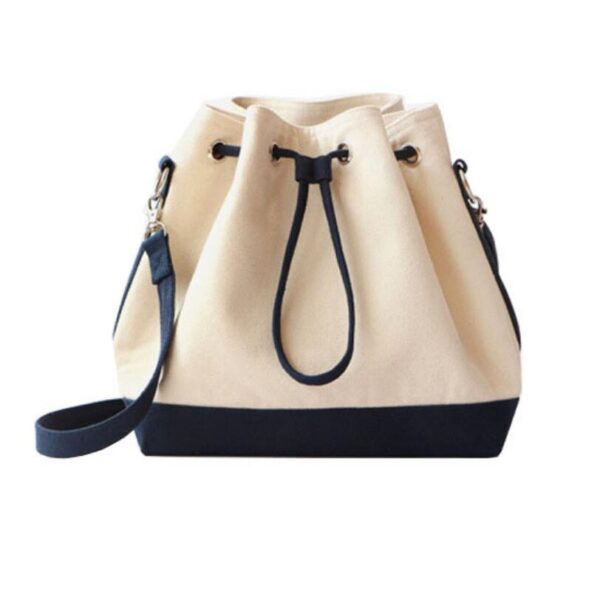 Women's Large Crossbody Drawstring Bucket Handbag Fashionable Practical Design - Image 2