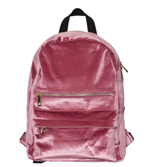 Decent Soft Velvet Gym Bag Backpack for School or Weekend Trips - 画像 4