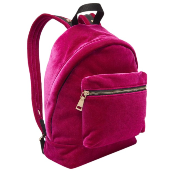 Decent Soft Velvet Gym Bag Backpack for School or Weekend Trips - 画像 6