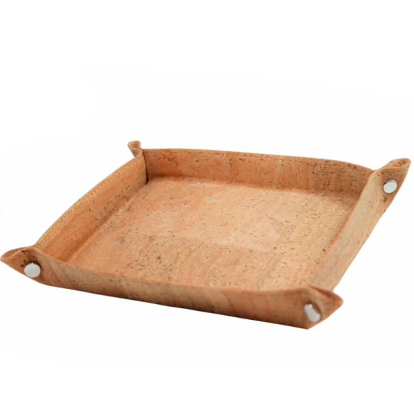 Eco-friendly Natural Cork Leather Carry-All Tray Special Purpose Bags & Cases for Storage of Keys and Coins - 画像 5