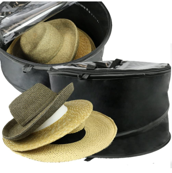 Premium round Hat Bag Large Pop-Up Storage Special Purpose Case - صورة 2