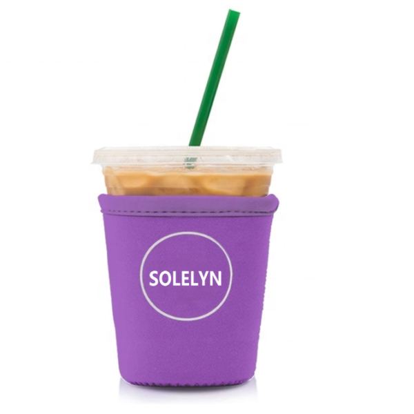 Reusable Insulator Sleeve for Iced Coffee and Cold Beverages Cooler Bag for Hot and Cold Drinks - Image 2