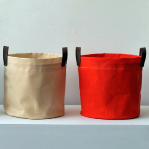 16 oz Waxed Canvas Plant Basket Cover Waterproof Special Purpose Bags & Fälle