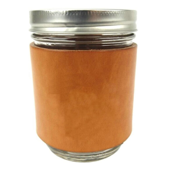 Highest Quality Veg-Tanned Leather Glass Sleeve Cooler Bags