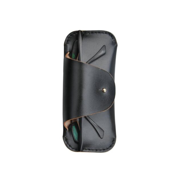 Genuine Leather Eyeglasses Cover Bag Special Purpose Sunglasses Sleeve - Image 4