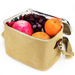 12 oz Water-Resistant Waxed Canvas Cooler Bag Shoulder Lunch Bag