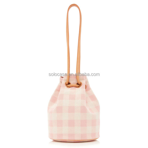 Vintage Drawstring Bucket Purse Shoulder Bag Women's Vintage Style Shoulder Bag