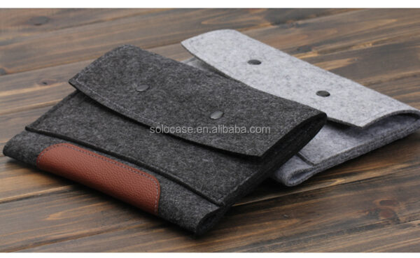 Woolfelt Laptop Sleeve Protective Cover for MacBook Air/Pro Confortable and Stylish Bag - 画像 2