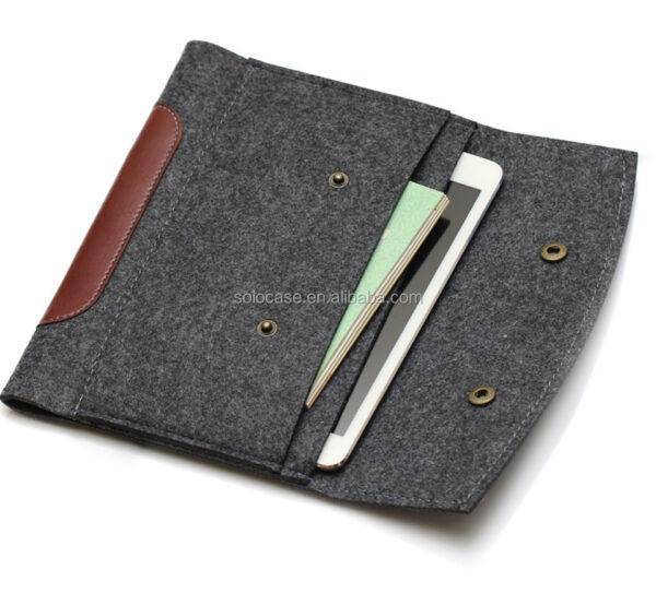 Woolfelt Laptop Sleeve Protective Cover for MacBook Air/Pro Confortable and Stylish Bag - 画像 3