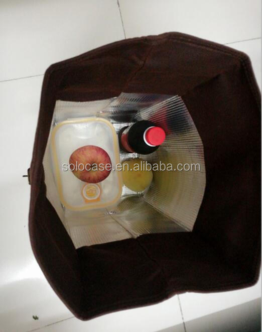 Personalized Waxed Canvas and Leather Cooler Bag for Lunch Sack - Bild 6