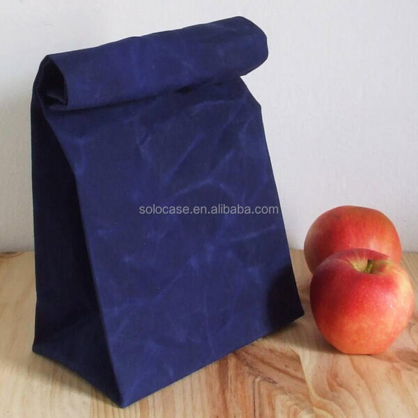 Durable and Waterproof Waxed Canvas Cooler Bag for Lunch Storage - Bild 3