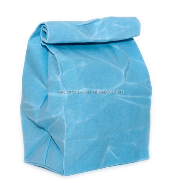 Durable and Waterproof Waxed Canvas Cooler Bag for Lunch Storage - Bild 6