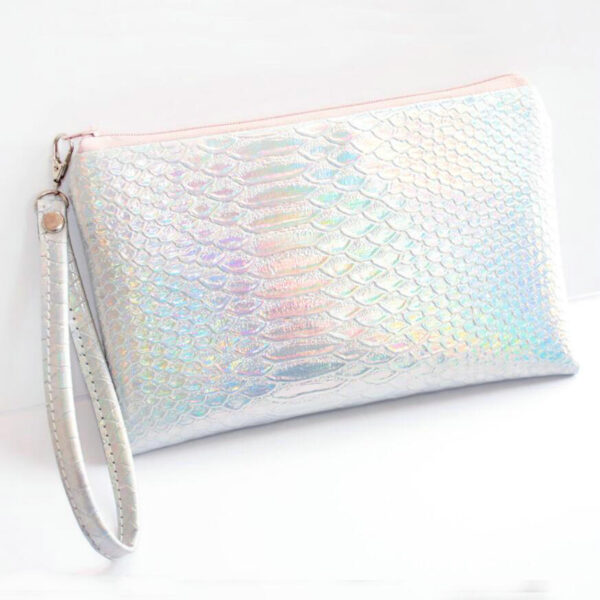 Holographic Phone Bag Envelope Clutch Coin Purse Cosmetic Bags & Cases