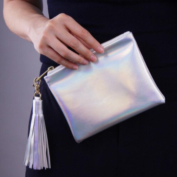 Holographic Phone Bag Envelope Clutch Coin Purse Cosmetic Bags & Cases - Image 4