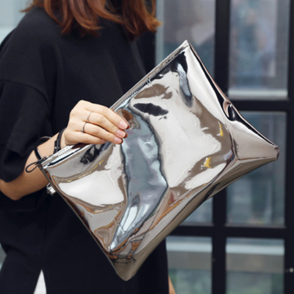 Holographic Phone Bag Envelope Clutch Coin Purse Cosmetic Bags & Cases - Image 5