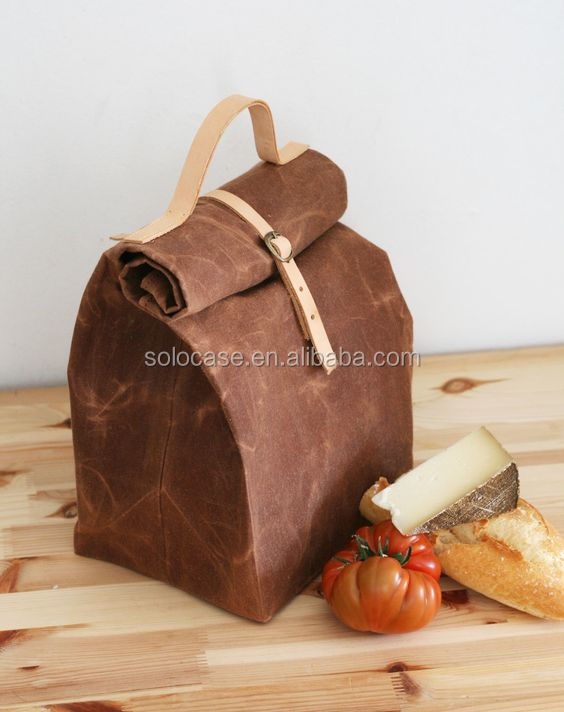 Heavy Duty Waterproof Waxed Canvas Cooler Bag All Purpose Multi-Use Storage Solution