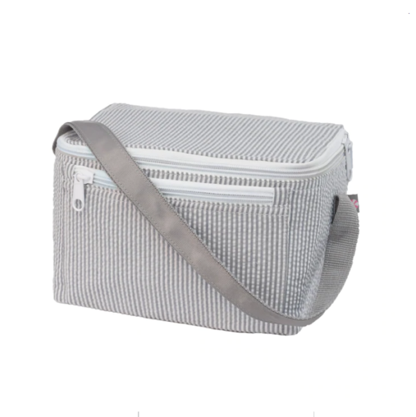 Lightweight Seersucker Cooler Bag for Kids for Lunchbox Storage - Image 2