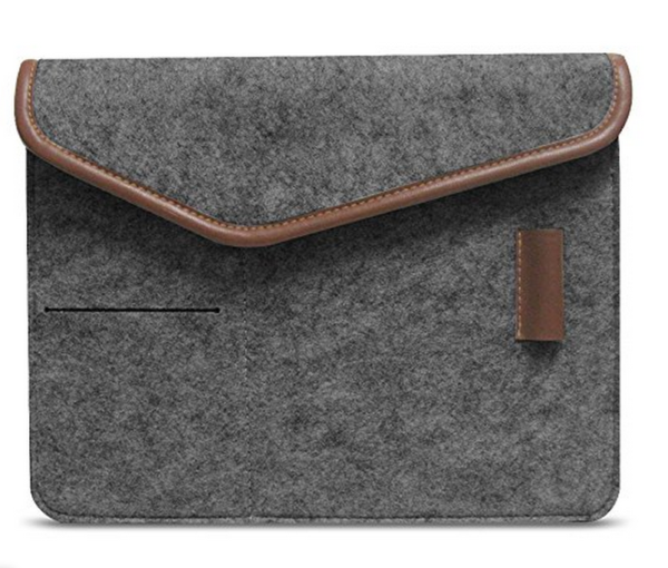 Premium Natural Wool Felt Tablet Sleeve 3-4 mm Thick Laptop Bag & Cover for 13" Devices Natural Premium Product Category