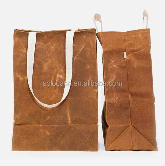 Waxed Canvas Cooler Bag Versatile Lunch Tote - Bild 3
