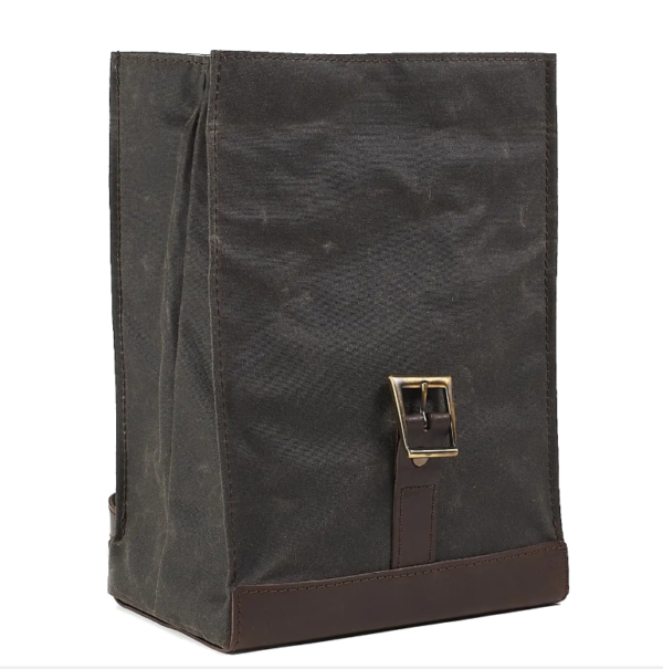 Waxed Canvas Cooler Bag Versatile Lunch Tote - Bild 6