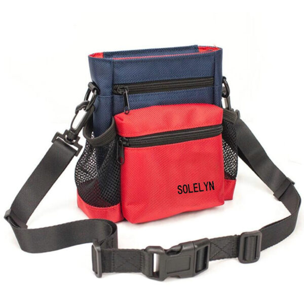 Dog Training Waist Bag with Attachable ID Clips and Patches for Canine Training Treats