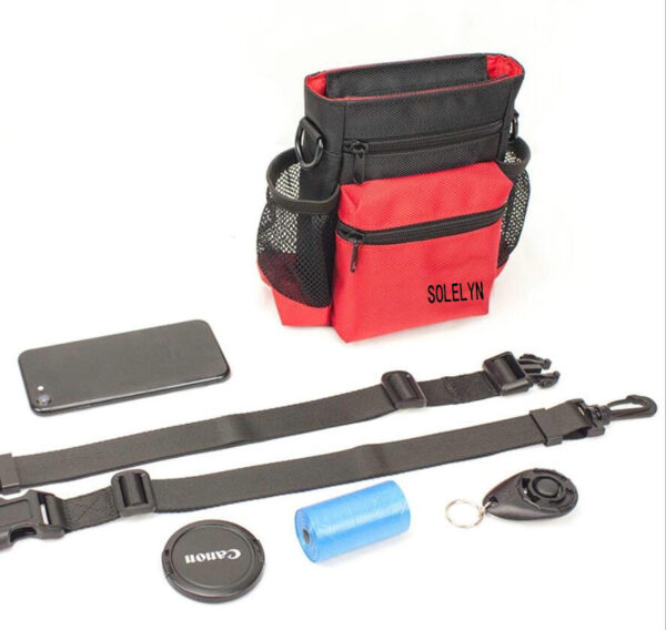 Dog Training Waist Bag with Attachable ID Clips and Patches for Canine Training Treats - Imagem 5
