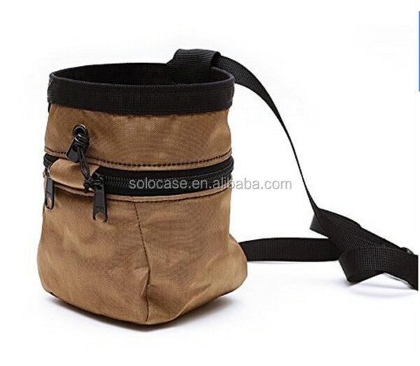 Heavy Waxed Canvas Chalk Bag with Front Phone Pocket Special Purpose Bag & Case