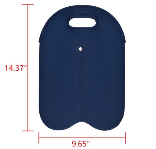 Double Bottle Neoprene Wine Cooler Bag Protective Sleeve Holder for Secure Transport - Bild 6