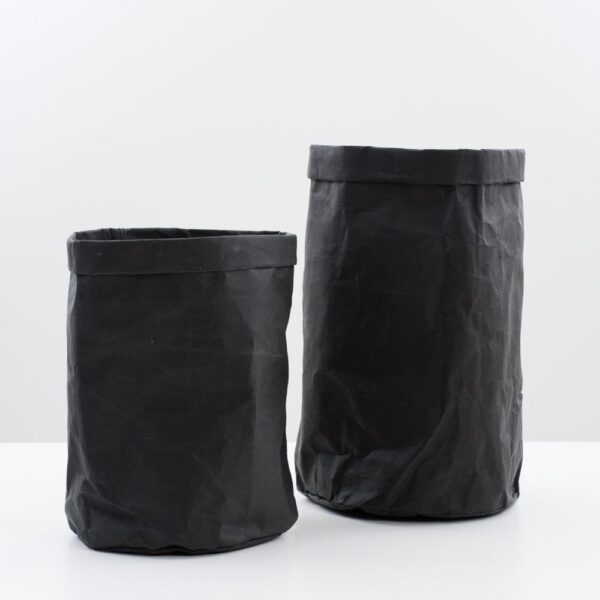 Home Storage Organizer Bin Made of Washable Kraft Paper Durable Shopping Bags for Efficient Home Storage - 画像 6