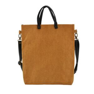 Natural Washable Kraft Paper Tote Bag Fiber Shopping Bag