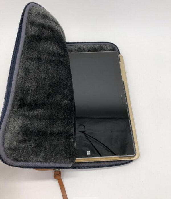 Waterproof Canvas Laptop Sleeve with Comfortable Back Handle Protective Bag Cover for Laptops - 画像 3