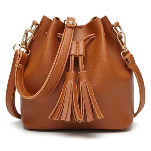 Women's Drawstring Crossbody Bucket Bag Comfortable Shoulder Purse Handbag