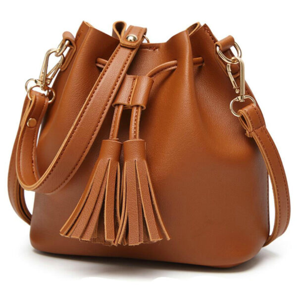 Women's Drawstring Crossbody Bucket Bag Comfortable Shoulder Purse Handbag - 영상 2