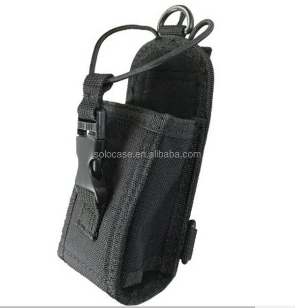 Adjustable Nylon Handsfree Pouch Sheath for Baofeng Two Way Radio Case Bag Protector Special Purpose Bags & Cases - صورة 6