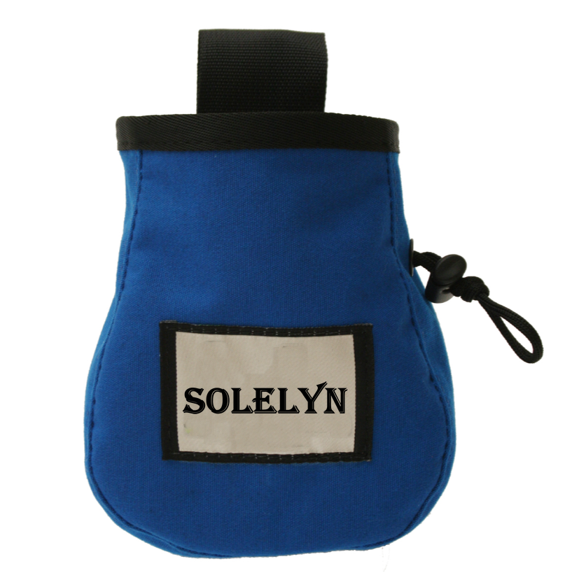 PU Coated Acrylic Canvas Chalk Bags with Draw Cord Closure Special Purpose Bags & Casos - Imagem 5