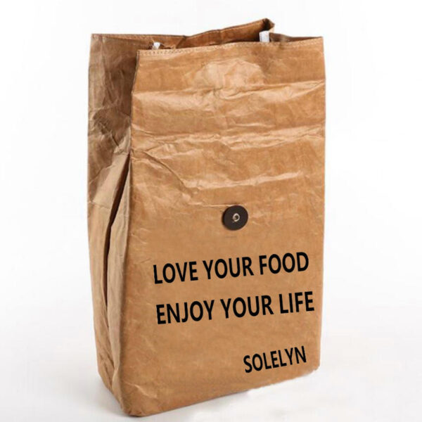 Portable Tyvek Paper Wine Bottle Cooler Bag - Bild 2
