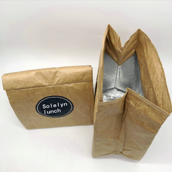 Eco-Friendly Reusable Brown Paper Lunch Bag for Sandwiches and Cooler Storage - Bild 6