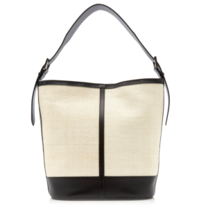 Women's Hobo Bag Leather-Trimmmed Carry All Tote Bag