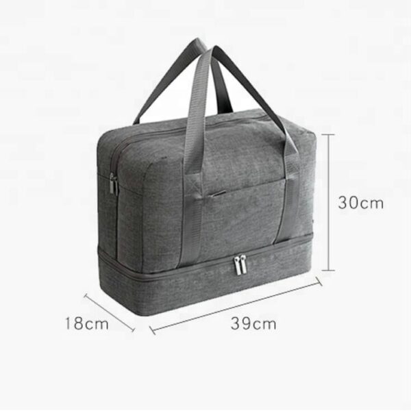 Weekender Duffel Bag with Zip Closure for Overnight Travel - Image 3