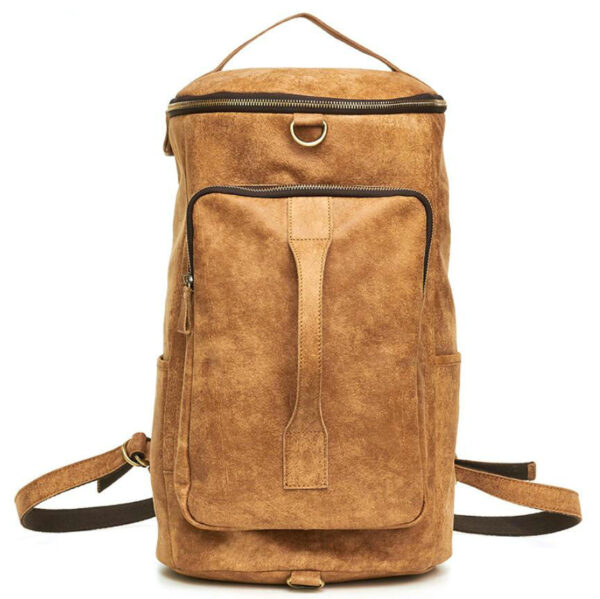 Vintage Waxed Canvas Backpack Women's Casual Rucksack Convertible Backpack - Bild 2