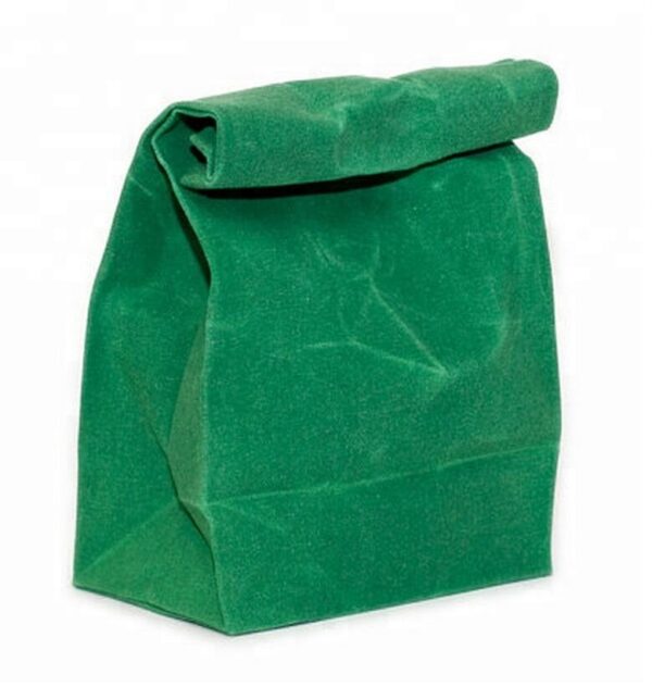 Waterproof Waxed Canvas Cooler Bag for Lunch Storage and Transportation - 画像 4