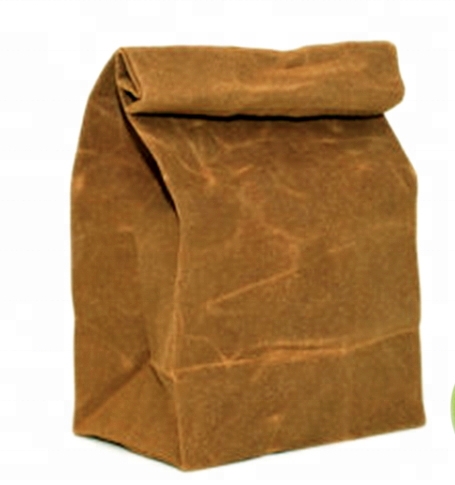Waterproof Waxed Canvas Cooler Bag for Lunch Storage and Transportation - 画像 5