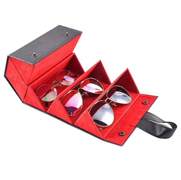 Monogram 4-Slot Sunglasses Organizer Rack Wall Hanging Special Purpose Bag & Case - 영상 4