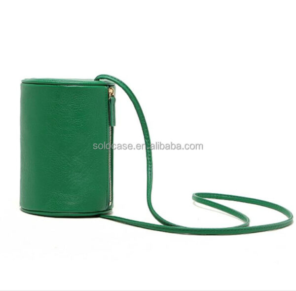 Small Cylinder Arm Bag for Phone and Passport Convenient Messenger Style - Image 2
