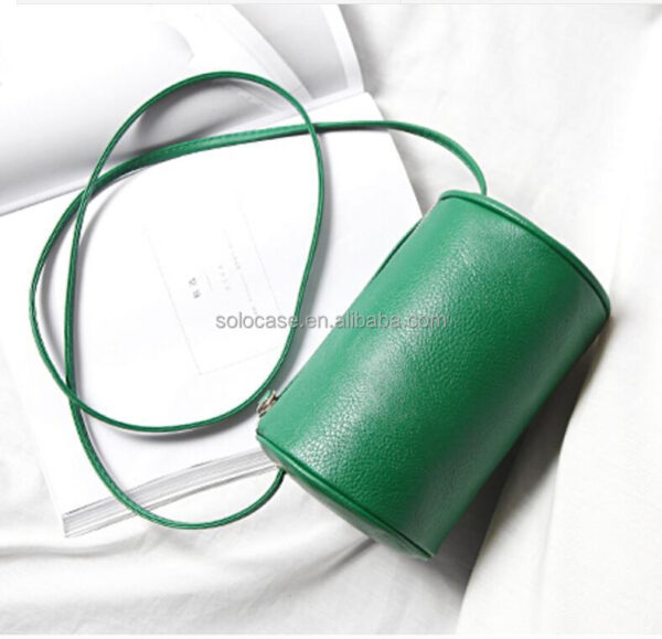 Small Cylinder Arm Bag for Phone and Passport Convenient Messenger Style - Image 5
