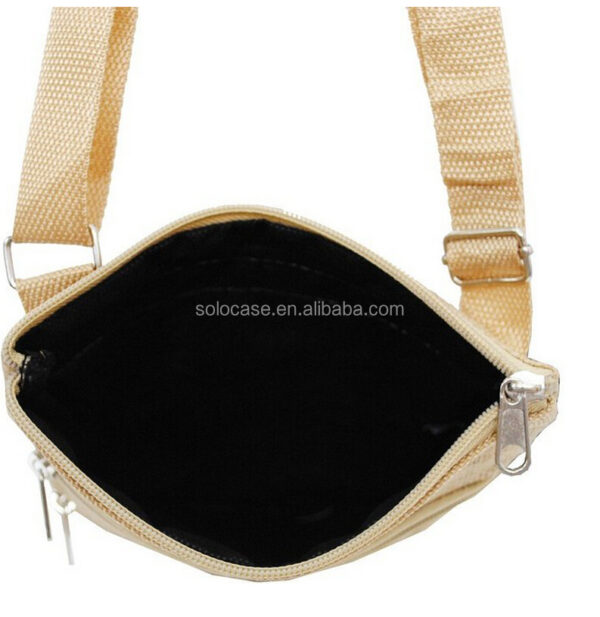 Women's Upcycle Burlap Messenger Bag - Bild 5