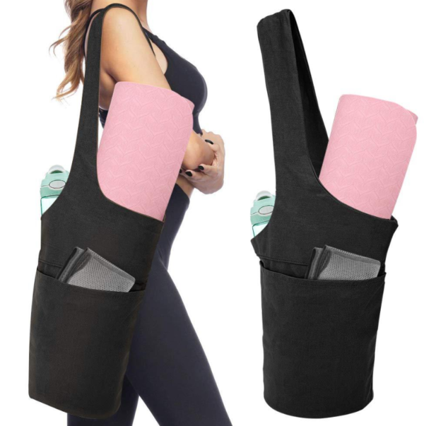 Lightweight Stylish Yoga Mat Tote Bag with Extra Pockets Special Purpose Case for Personal Belongings - 画像 6